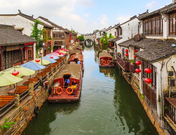 suzhou, China - April 5, 2016:  Suzhou Shantang Street is a beautiful town.; Shutterstock ID 480973405; purchase_order: -; job: -; client: -; other: -