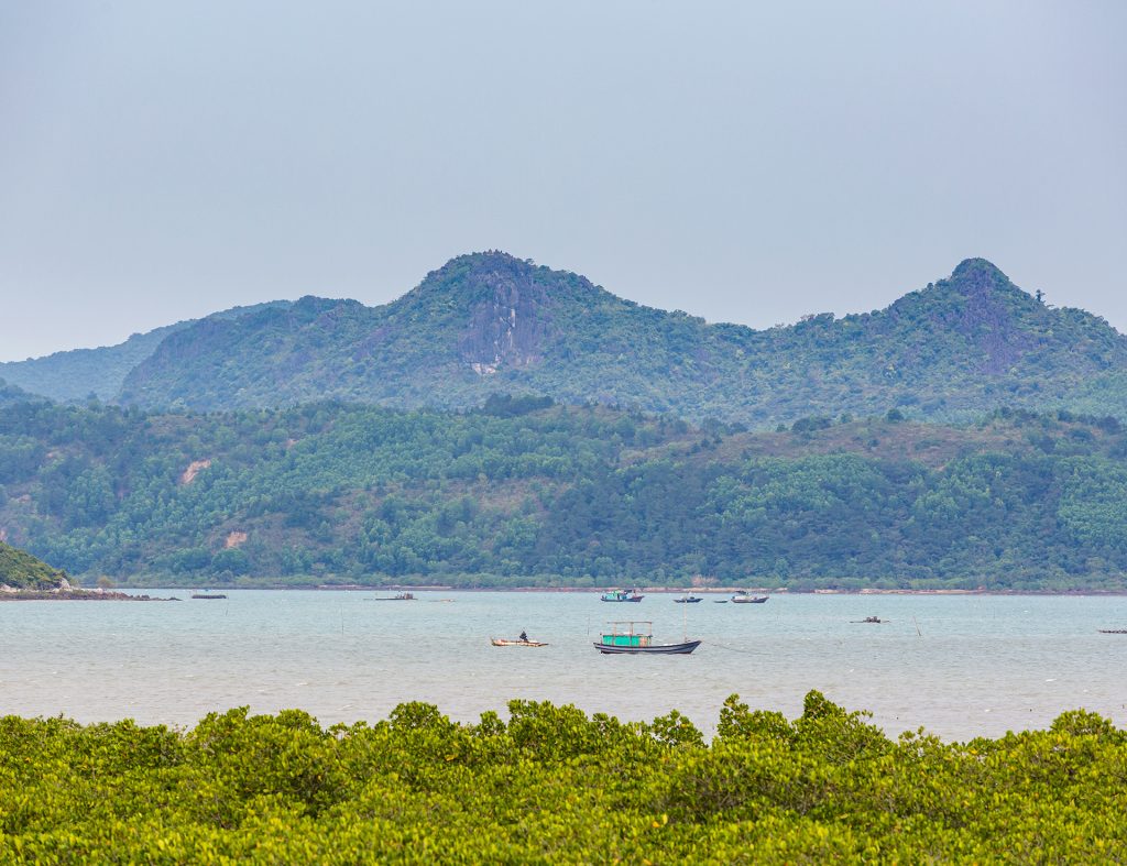 Beautiful landscape of Quan Lan island, Bai Tu Long Bay, Vietnam. Seaside scenery photo taken in south east Asia, Ha Long area.; Shutterstock ID 1939325398; purchase_order: -; job: -; client: -; other: -