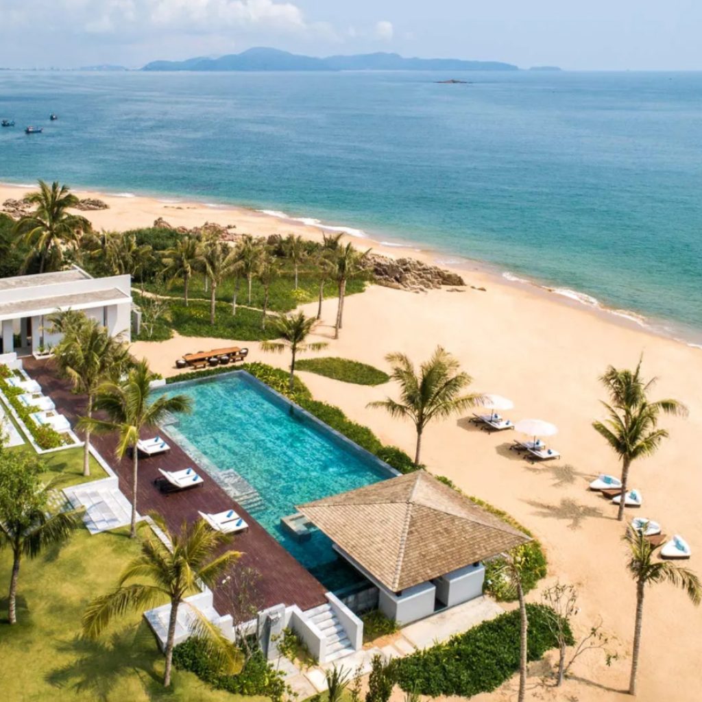 Resort với tầm nhìn hướng ra biển