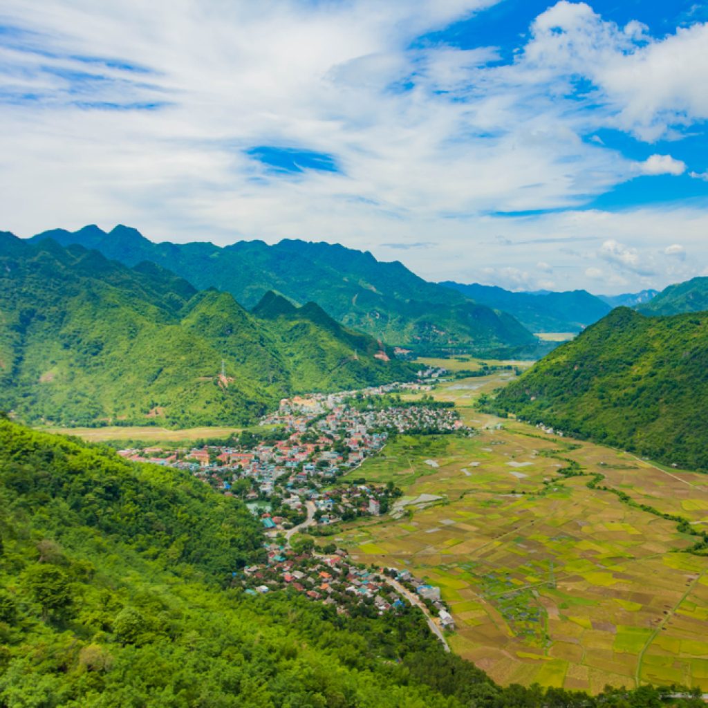 Thung lũng ở Mai Châu